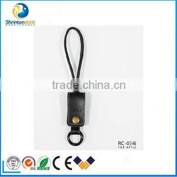 Hot Selling REMAX New Leather Girdle USB Charger Data Sync Cable For IPhone 5/5s/6/6s/6+ photo-2