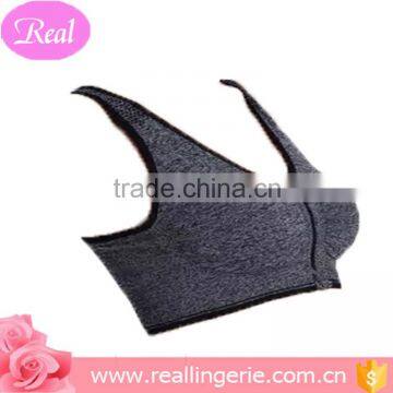New Style Front Zipper Nylon Cotton Training Sportswear Bra