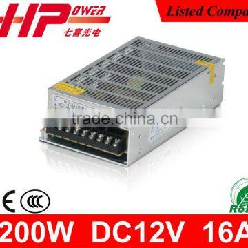 CE RoHS approved 200W 12V 40A ac to dc ups power supply