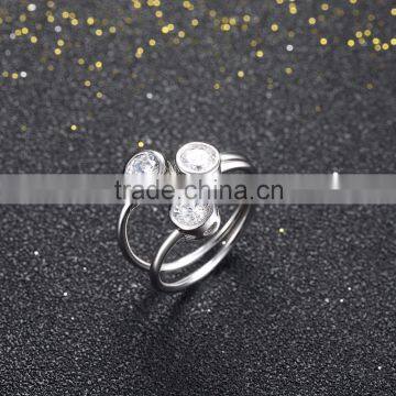 Popular 925 sterling silver open rings for women