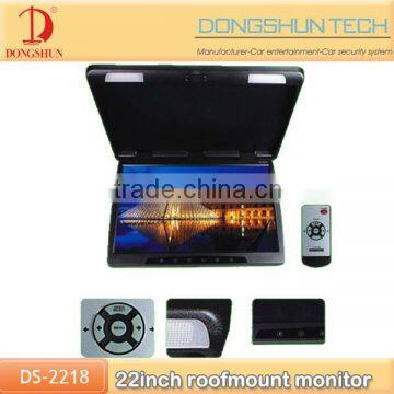 22 inch flip down car monitor TFT LCD display screen