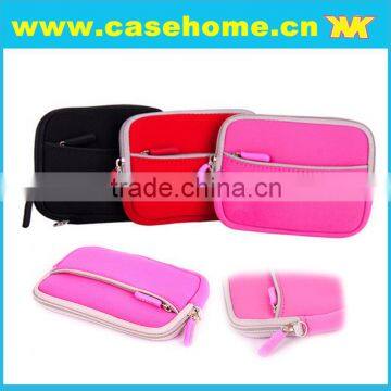 functional Mobile Phone Neoprene Material case bag with card slots and zipper