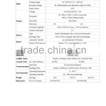 Long Back up Time Ups 1kva External Battery Type photo-2
