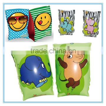 Kids swim armbands, pvc inflatable swimming armbands for child