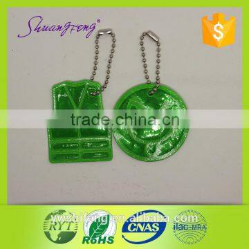 2016 Hotsale China Supplier Reflective PVC Keychain photo-3