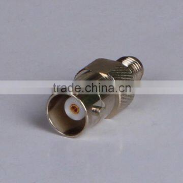 Hot Sale RF Coaxial adapter BNC Plug to SMA plug Straight