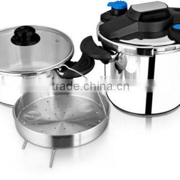 S/S 304 new style 4+6L pressure cooker set with GS CE certificate