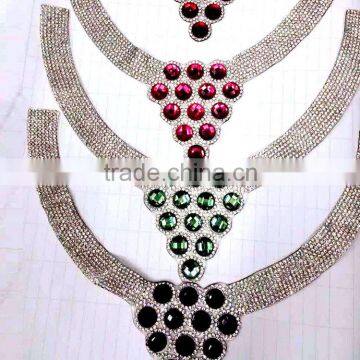 Tear drop crystal trimming stones for dog collar, rhinestones for dog collar decorating