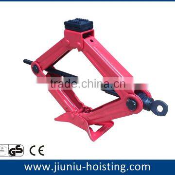 Manufacture 1T/2T scissor jack with rubber top/scissor car jack/lift jack