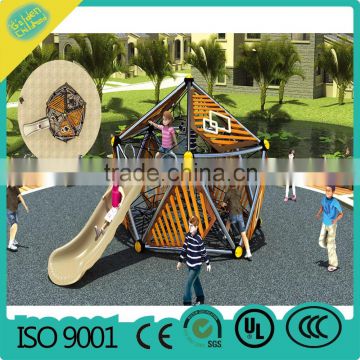 Indoor Children Climbing Rope Net Jungle Gym Obstacle Course Playground For Sale