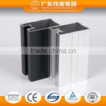 Standard anodized surface aluminium windows and doors frame extrusion profile