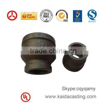 black malleable cast iron pipe fittings