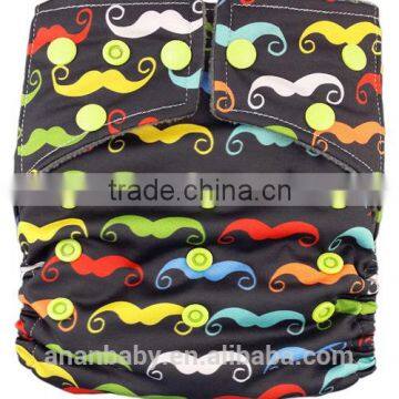 Baby products pul fabric waterproof bamboo charcoal baby cloth diaper