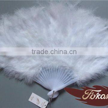 Wholesale Feather Supplier Carnival Feather Fan And Turkey Feather Fan For Party Show