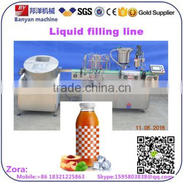 Automatic Soda water Carbonated soft Drinks/ beverage/ juice filling and capping machine