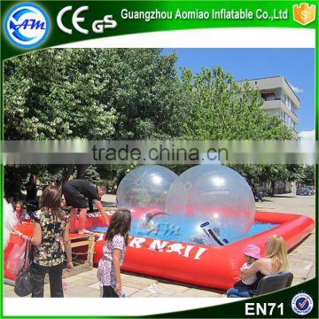 Red swimming pools inflatable pool float for adults