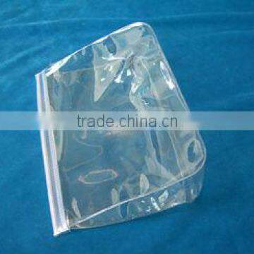 cheap pvc transparent bag with zipper