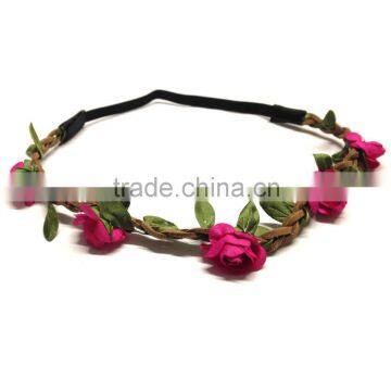 Fashion style headband, floral flower crown headband H4030