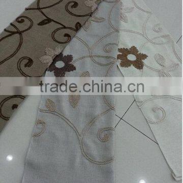 Modern promotional eyelet border embroidery cotton fabric