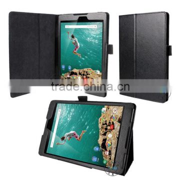 8.9 Inch Leather Tablet Case For HTC Nexus 9 Stand Case Black 2014 The Latest Brand