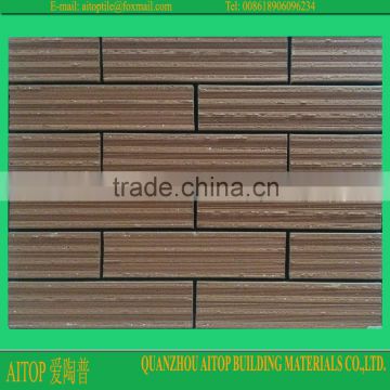 Linear style wall panel exterior