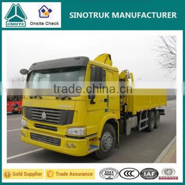 Manufacturer SINOTRUK+XCMG folding boom truck crane