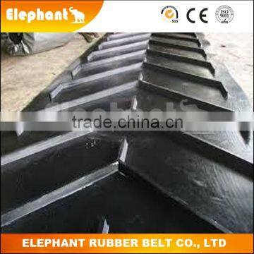 Elephant Belt Slope Conveying Belt with Skid Resistant Rubber Surface