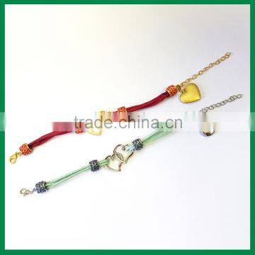 Promotional Gift Fashionable Cotton Cord Custom Luxury Bracelet