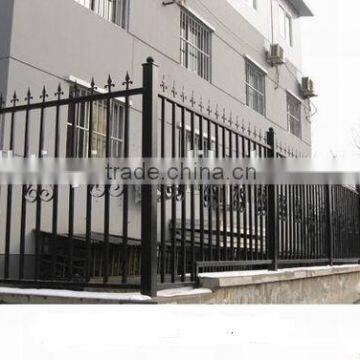 wrought iron sheet metal garden fence panels design