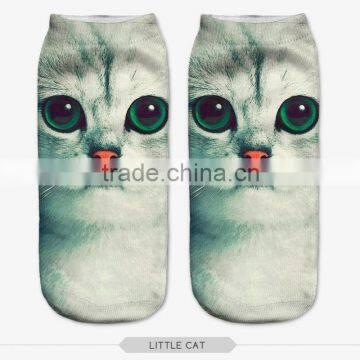 Fashion Honny Dots Wear High Quality 3d Digital Full Print Colorful Ankle Socks Sports Unisex Custom Hot Sale Stretch Spandex photo-4