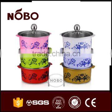 2016 NOBO New Design Stainless Steel Pot With Glass Lid photo-2