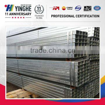 gp pipes/ pre-galvanized square steel pipe& tubes