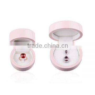 Glossy Lacquered Antique Plywood Wood Jewelry Gift Box Ring Box photo-2