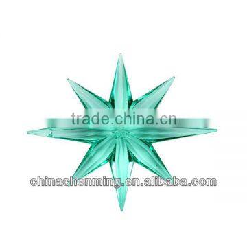 fashion transparent acrylic decorative star beads