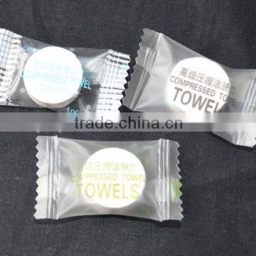 Magic Compressed Towel in candy bag/Disposable facecloth