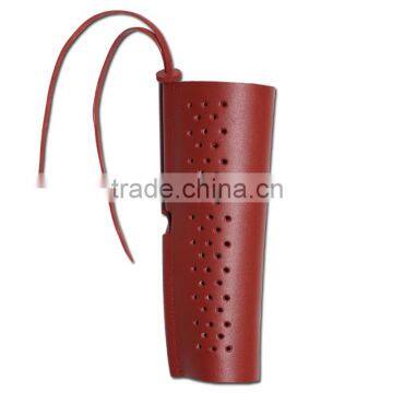 Leather Arm Guard Archery Handmade Maroon Bird AP-3266