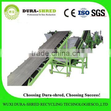 Dura-shred fast supplier electronic waste tire recycling machinery