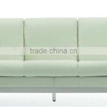 2 Seat Leather Sofa Steel Fram Sofa photo-4