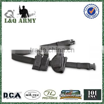 Military style Belt with Holster and Pouch