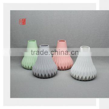 High Taste Life Style Color Clay Ceramics Flower Vase for Home Decor