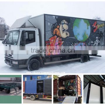 Portable trailer mobile 9d cinema truck