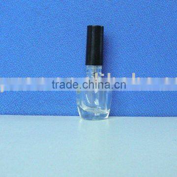 Glass nail polish bottle