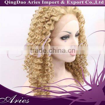 Newly arrival wholesale blonde synthetic lace front wigs