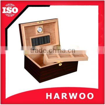 Manufacture wood cigar case with lock from China