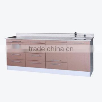 Dental clinic furniture cabinet with hand wash basin for sale