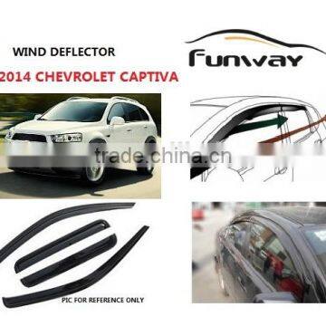 2014 CHEVROLET CAPTIVA wind deflectors,door visor,window deflectors,car rain visor,car accesories