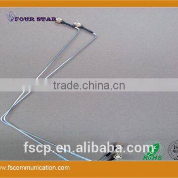 Semi-rigid Mutil-Angle RG405 Cable Assembly with SMA Male to SMA Male Right Angle Connectors