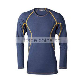 Dark Navy Men's Flame-Resistant Work-Dry Long -Sleeve T-Shirt, Fireproof Accessories