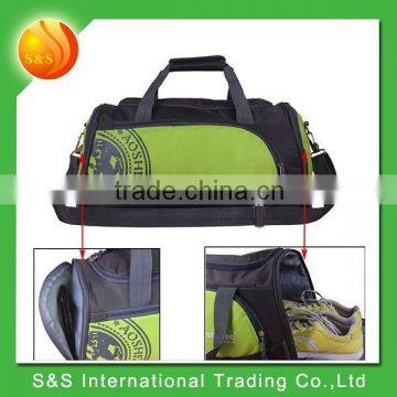 Customized Large Capacity Sling Handle Sports Gym Bag With Shoes Compartment photo-2