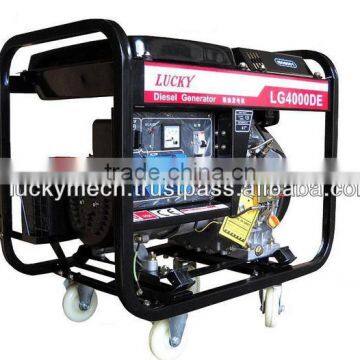 Lucky 3kw Diesel Generator Driven by 7Hp Diesel Engine